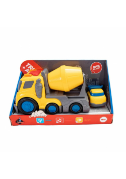 Zestaw autek 2w1 - Betoniarka i mini wywrotka