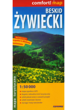 Beskid Żywiecki mapa turystyczna 1:50 000