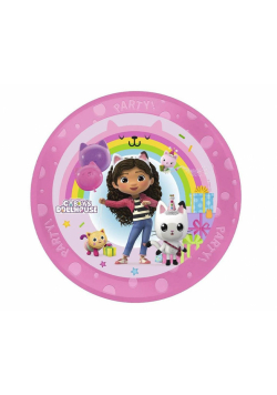 Talerz wielokrotnego użytku Koci domek Gabi 21cm