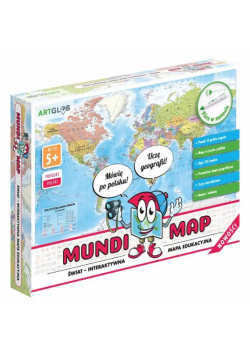 Interaktywna edukacyjna mapa świata dla dzieci MundiMap