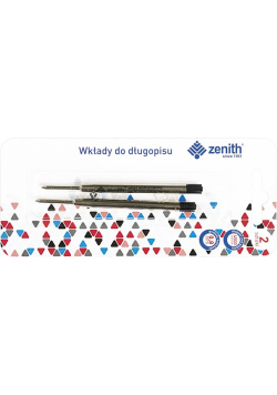 Wkład Zenith 4 czarny 2 sztuki