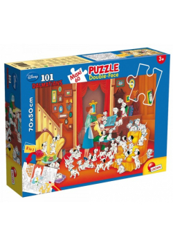 Puzzle dwustronne maxi 101 Delmatyńczyków 60