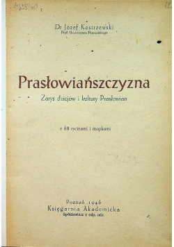 Prasłowiańszczyzna 1946 r.