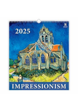Kalendarz 2025 Impressionism ekskluzywny ścienny