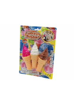 Bańki mydlane lody 3szt