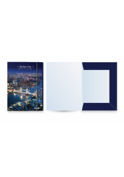 Teczka na gumkę A4 grzbiet 1 cm SKYLINE CITY