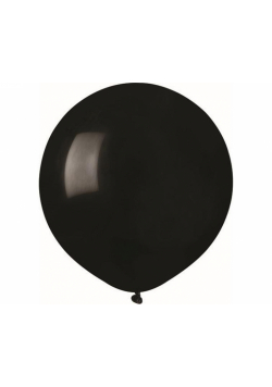Balony pastelowe czarne 48cm 50szt