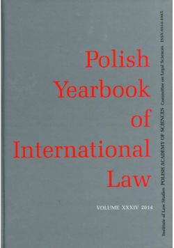 Polish Yearbook of International Law XXXIV/2014