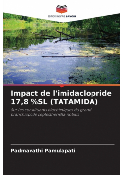 Impact de l'imidaclopride 17,8 %SL (TATAMIDA)