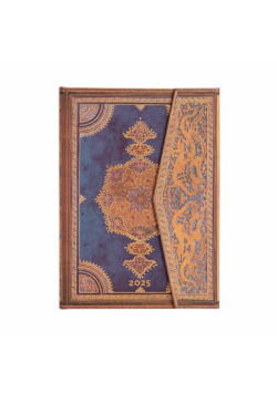 Kalendarz Paperblanks 2025 Safavid Indigo Midi tygodniowy VER