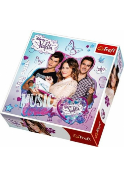 Puzzle konturowe 200 Violetta, Leon i Diego