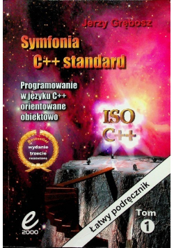 Symfonia C++ standard Tom I