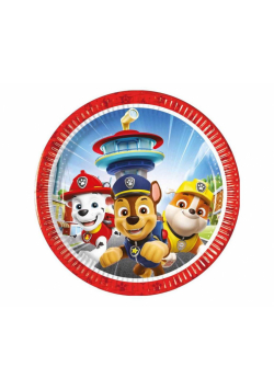 Talerzyki papierowe Paw Patrol 20cm 8szt