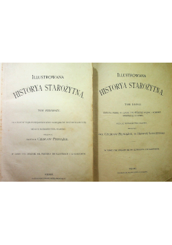 Illustrowana historya starożytna Tom 1 i 2 1894 r.