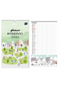 Kalendarz 2025 planer rodzinny Razem