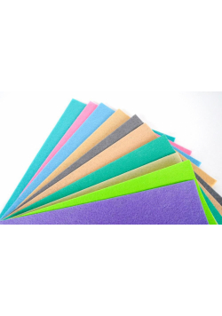 Filc A4 10 pastelowych arkuszy