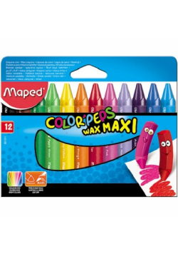 Kredki Colorpeps świecowe 12 sztuk