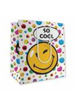 Torba papierowa Smiley 10 sztuk mix