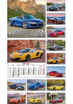 Kalendarz 2016 Exclusive Cars