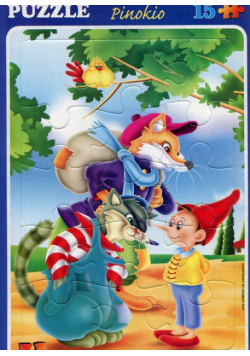 Puzzle maxi 15 elementów Pinokio