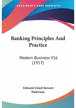 Banking Principles And Practice