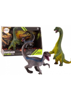 Figurki dinozaurów Brachinozaur Velociraptor 2el