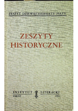 Zeszyty historyczne zeszyt 95