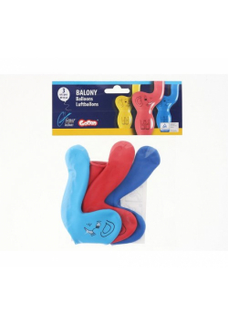 Balony Premium Słoniki, 90 cm / 3 sztuki