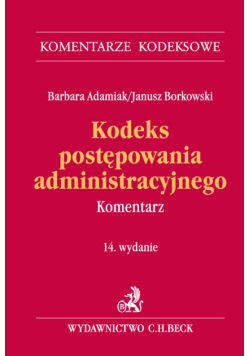 Kodeks postępowania administracyjnego Komentarz