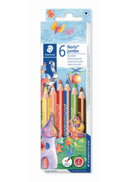 Kredki Triplus Noris Club 6 kolorów Staedtler