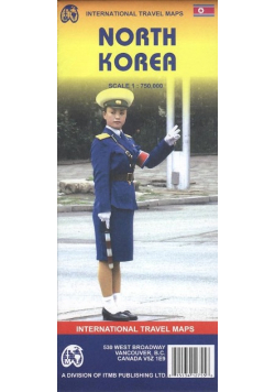 North Korea Północna Mapa 1 750000