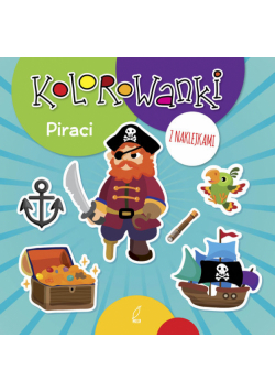 Kolorowanki z naklejkami Piraci