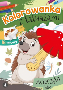 Kolorowanka z tatuażami Zwierzęta leśne
