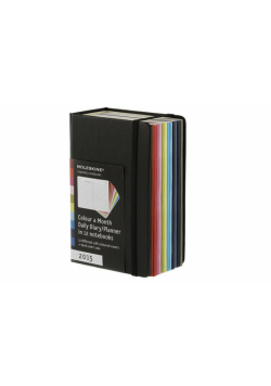 Kalendarz Moleskine 12M Miesięczny Colour a Month P (9x14cm)