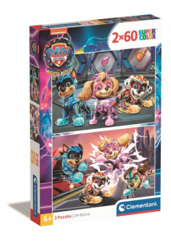 Puzzle 2x60 Super Kolor Psi Patrol