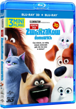 Sekretne życie zwierzaków domowych Blu Ray 3D