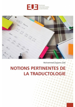 Notions Pertinentes De La Traductologie