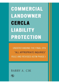 Commercial Landowner CERCLA Liability Protection