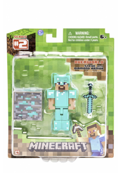 Minecraft Diamentowy Steve