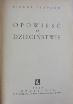 Opowieść o dzieciństwie