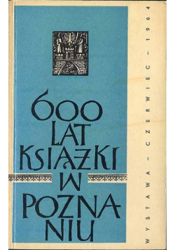 600 Lat książki w Poznaniu