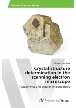 Crystal structure determination in the scanning electron microscope