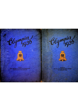 Die Olympischen Spiele Band 1 i 2 1936 r.