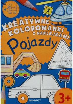 Kreatywne kolorowanki z naklejkami Pojazdy