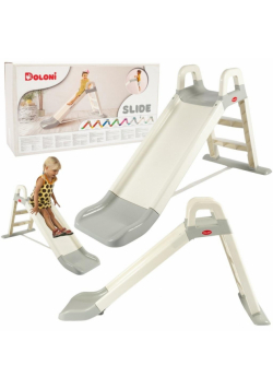 Zjeżdżalnia biało-szara dla dzieci 140cm
