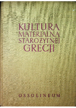 Kultura materialna starożytnej Grecji