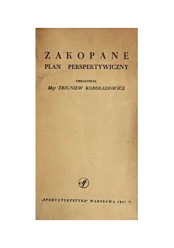 Zakopane plan Perspektywiczny