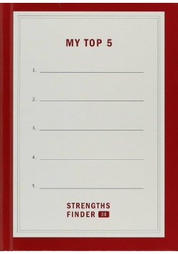 My Top 5 Strengths Finder 2 0