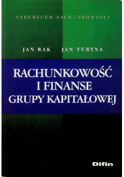 Rachunkowość i finanse grupy kapitałowej