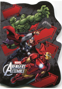 Notes kształtowy A6 Avengers